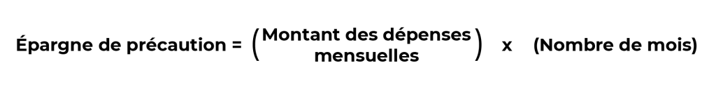 calcul épargne précaution