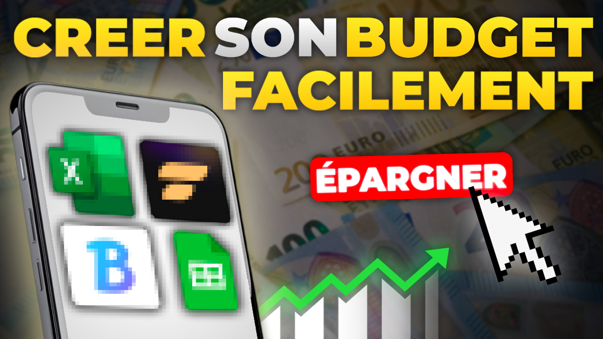 créer son budget facilement. Applications Bankin Finary Excel Google Sheets.